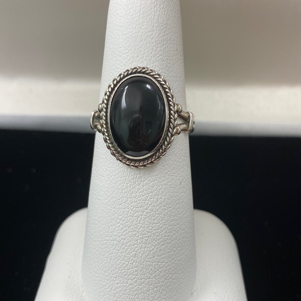 Sterling Onyx Ring